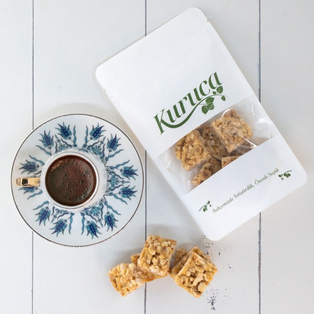 Giresun Fındık Krokan (%80 Bol Fındık & Pancar Şekeri) - 90g & 180g - Kuruca Bahçesi