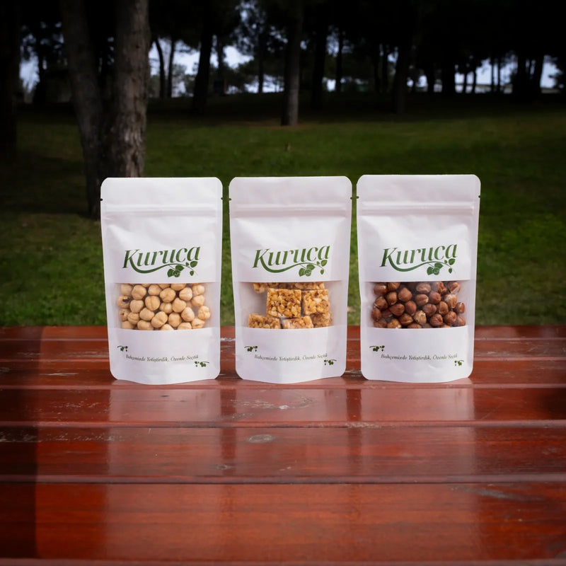 Giresun Sağlıklı Fındık Atıştırmalıkları (Krokan & Kuruyemiş) - Kuruca Bahçesi