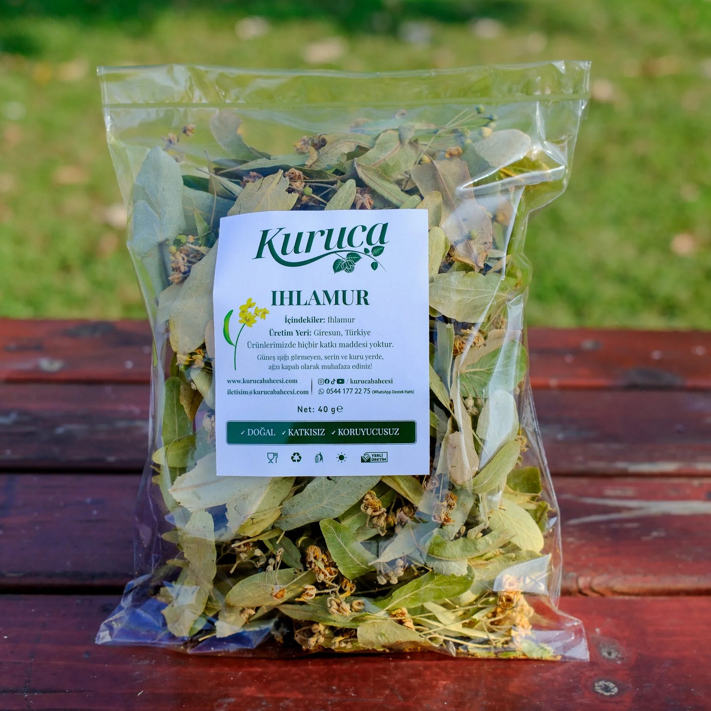 Ihlamur 40g | Giresun’dan Doğal Bitki Çayı - Kuruca Bahçesi