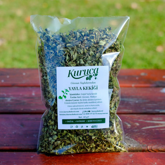 Kuruca Bahçesi doğal yayla kekiği 40 g – Giresun yaylalarından katkısız el emeğiyle üretilmiş kekik